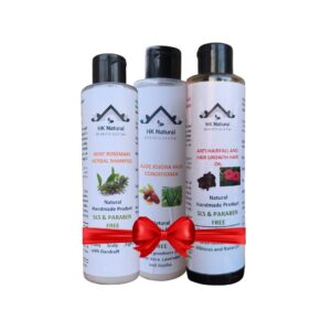 Herbal Shampoo+ Hair Oil+ Hair Conditioner Combo Package
